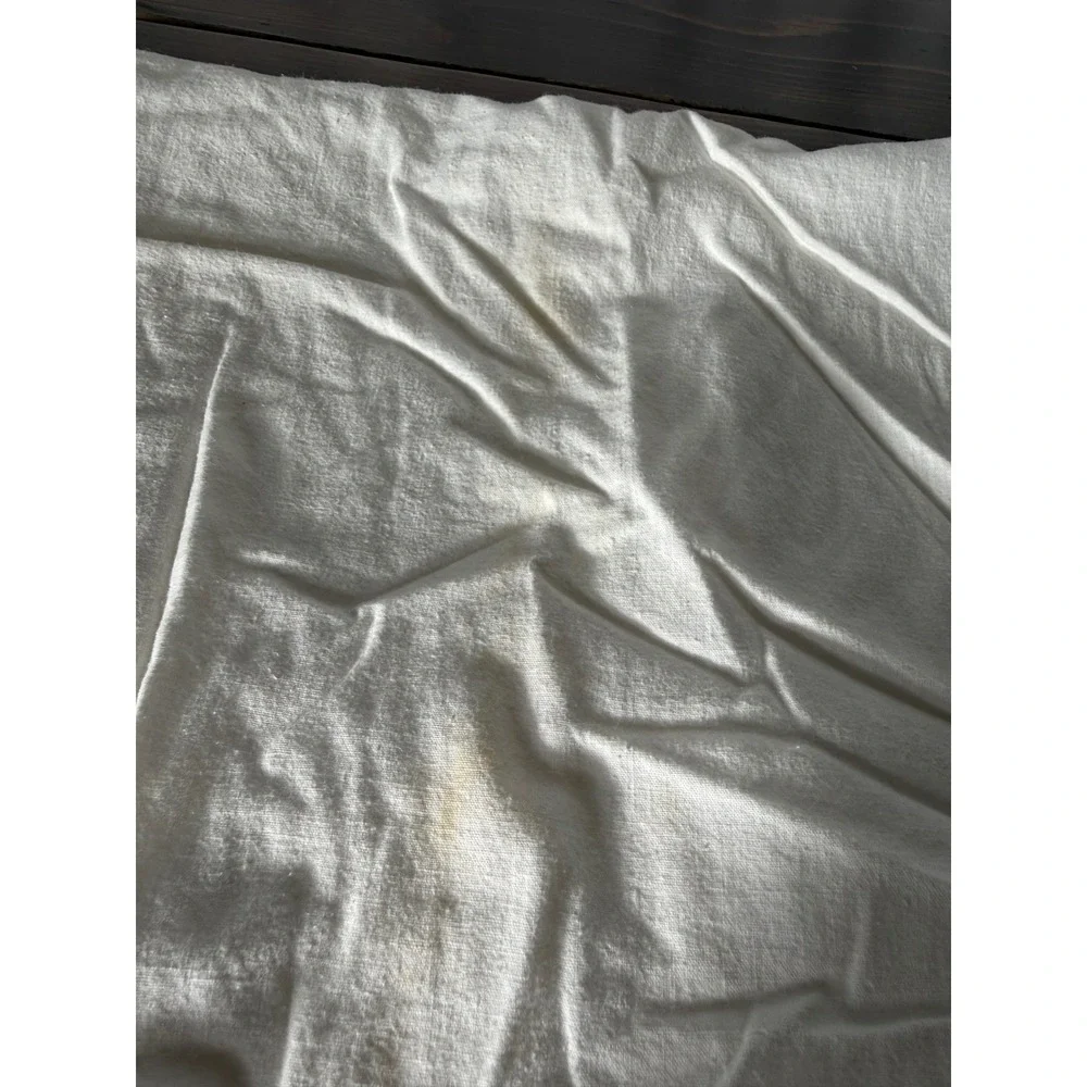 Vintage Nursery Crib Sheet Set 3‎ pc Pastel Animals Balloons Bears Bunnies White
